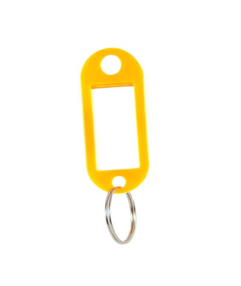 Breloc pentru chei 5 cm, galben